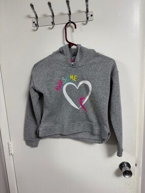 RBX Gray Hoodie with Pink Accent